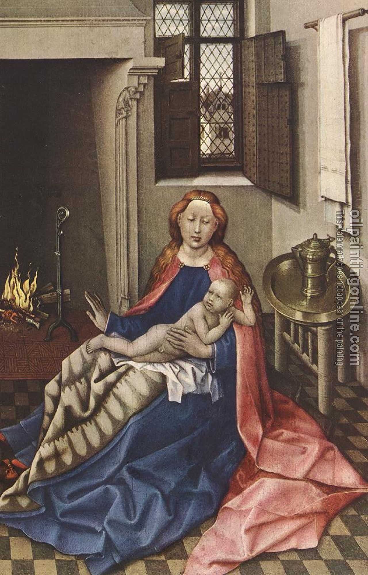 Robert Campin - Madonna with the Child